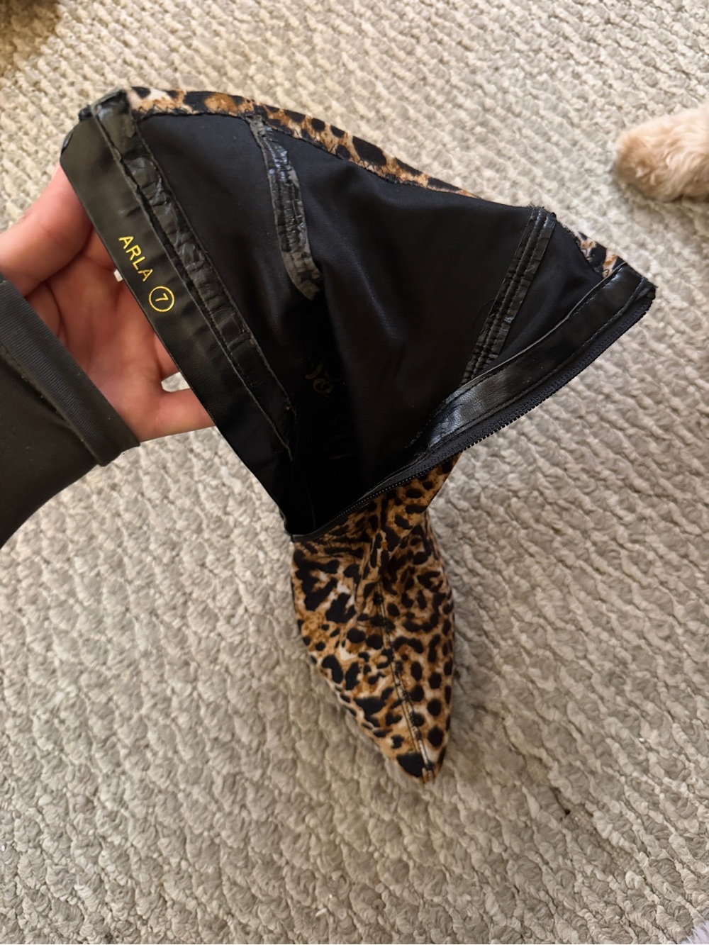 Leopard/ Cheetah Print Stiletto Booties - Picture 9 of 9